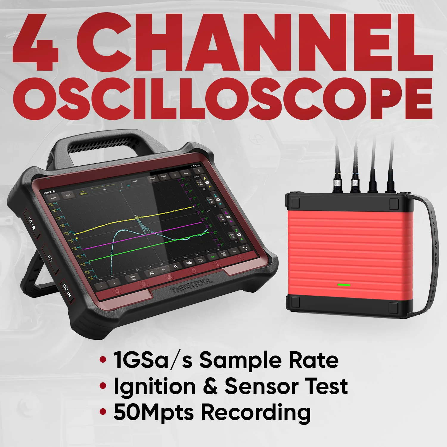 Thinkcar Platinum S20 13-Inch Professional Diagnostic Scanner with Oscilloscope - Advanced Bi-Directional OBD2 Tool with ECU Coding - Image 6