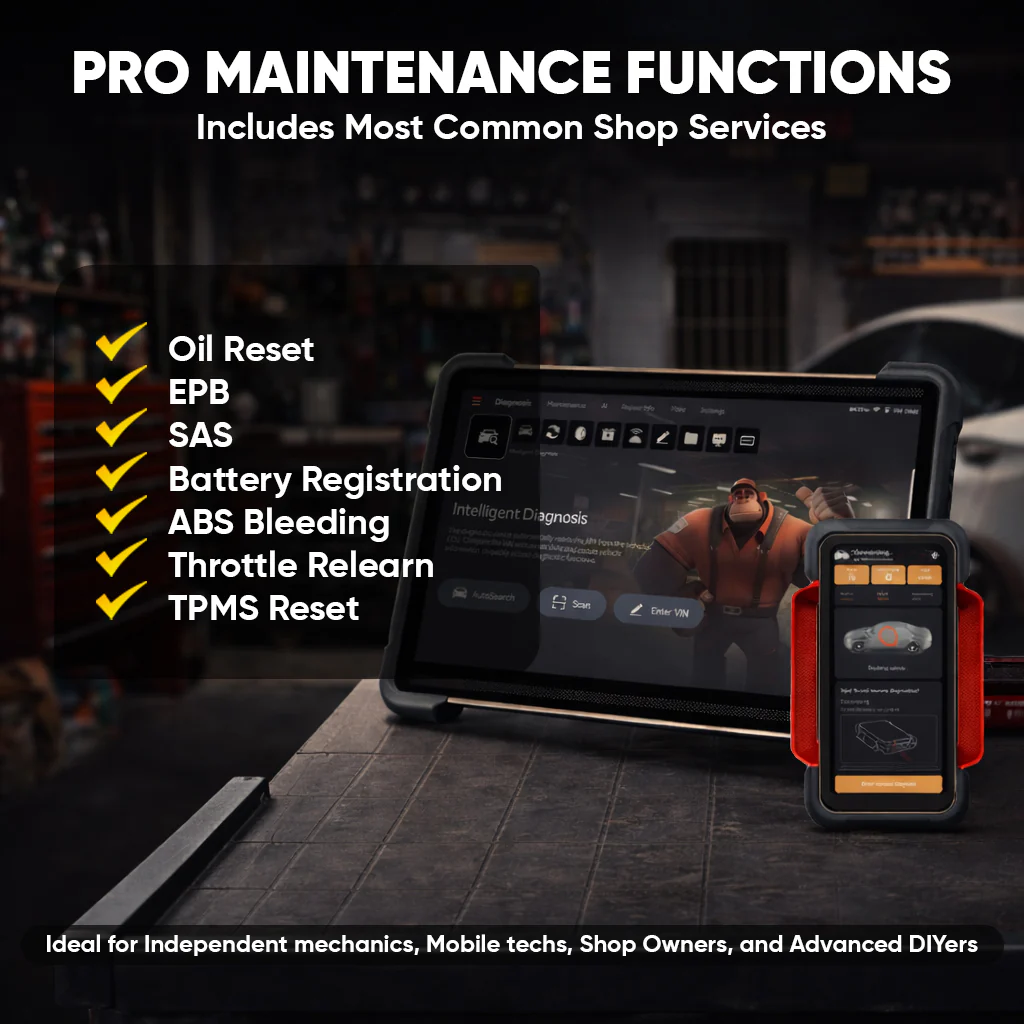 Thinkcar Platinum 394 12-Inch Professional OBD2 Scanner - Advanced Diagnostic Tool with Bi-Directional Control - Image 11