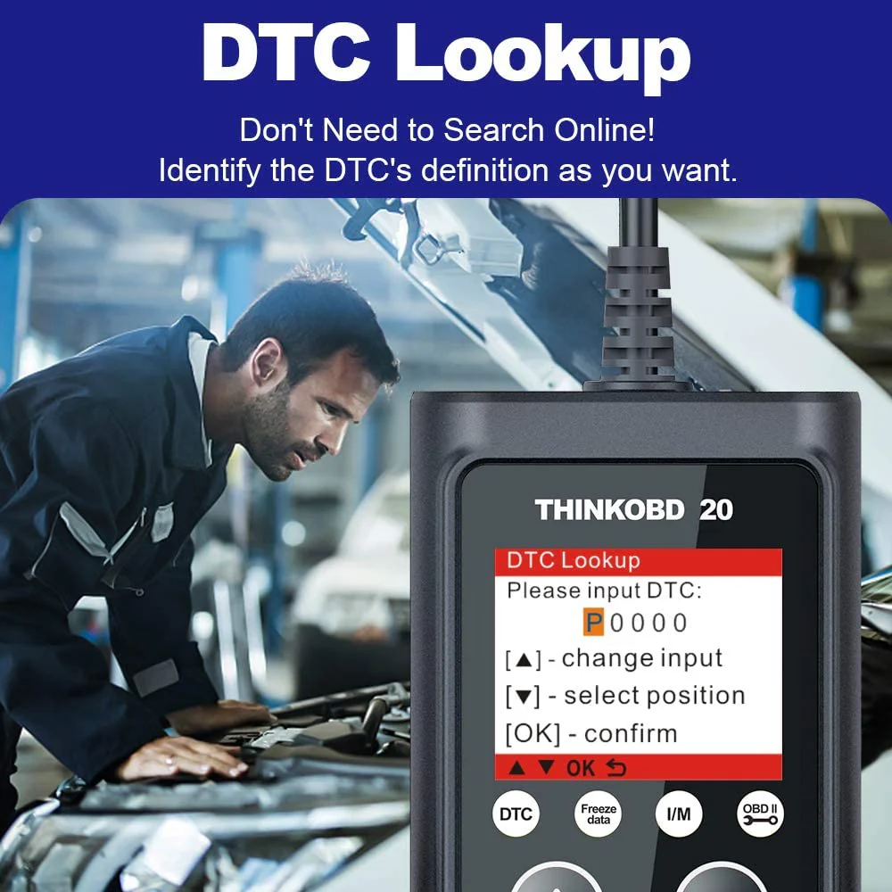 Thinkcar ThinkOBD 20 - Automotive Code Reader, OBD2 Scanner, Check Engine Light, Emissions Scanner, Live Data Stream, Smog Check - Image 11